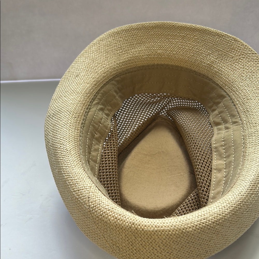 Stylish Tan and Brown Fedora - Picture 6 of 9